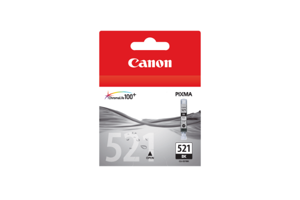 Picture of Canon CLI-521 Ink Cartridge, Black (CLI-521BK)
