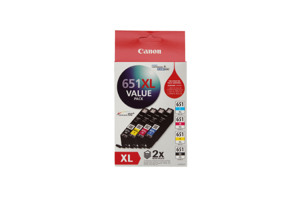 Picture of Canon CLI-651XL Ink Cartridge BCMY Value Pack