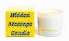 Picture of Happy Birthday Hidden Message Candle, Apricot & Peach Tea, by Home Fragrance Co.