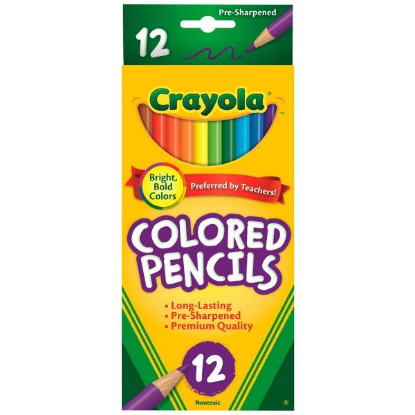 Picture of Crayola Triangular Coloured Pencils 12-Pack