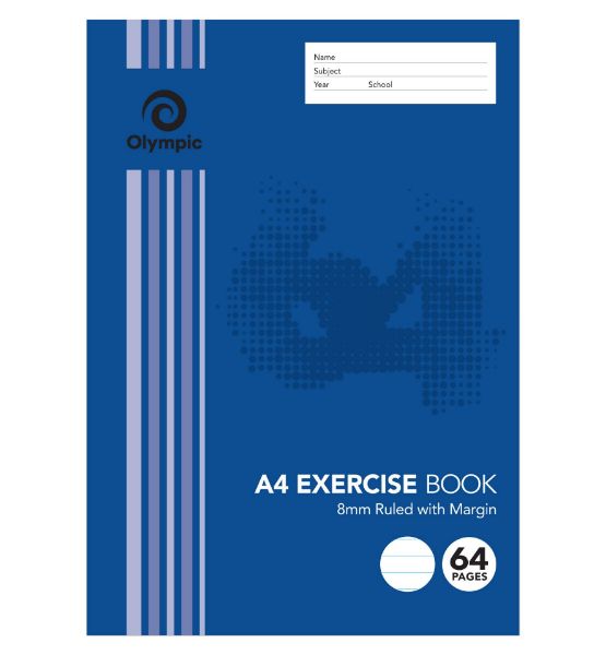 Picture of Olympic Exercise Book A4 8mm 64pg