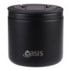 Picture of Oasis Stainless Steel Double Wall Insulated Food Flask W/ Quick Release Lid & Spork 500ml