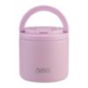 Picture of Oasis Stainless Steel Double Wall Insulated Food Flask W/ Quick Release Lid & Spork 500ml Blush