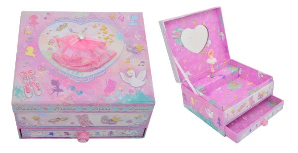 Picture of Musical  Jewellery Box with Drawer