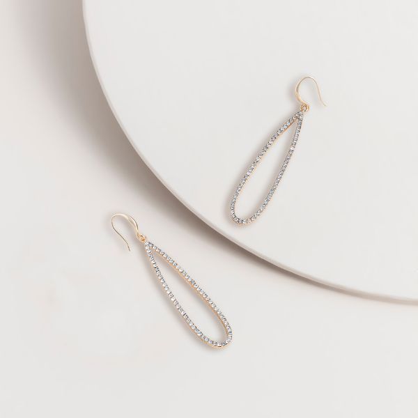 Picture of SAE309 Rose Gold Bezel Set CZ Studs
